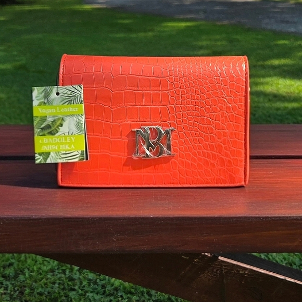Badgley Mischka Croc Pattern Crossbody - NWT